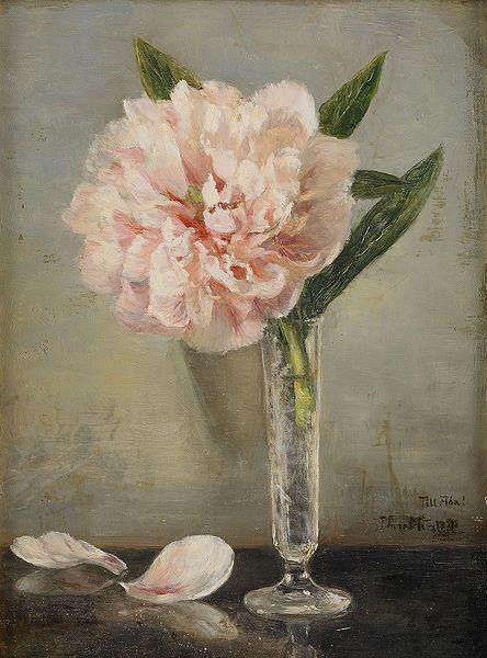 Anna Munthe-Norstedt Still Life with a Peony oil painting picture